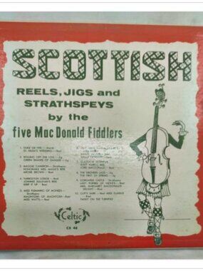 Five MacDonald Fiddlers Scottish Reels Jigs Strathspeys Vintage Vinyl LP CX 48